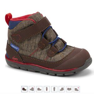 Sam II Waterproof Boot, Toddler 7, Brown & Blue